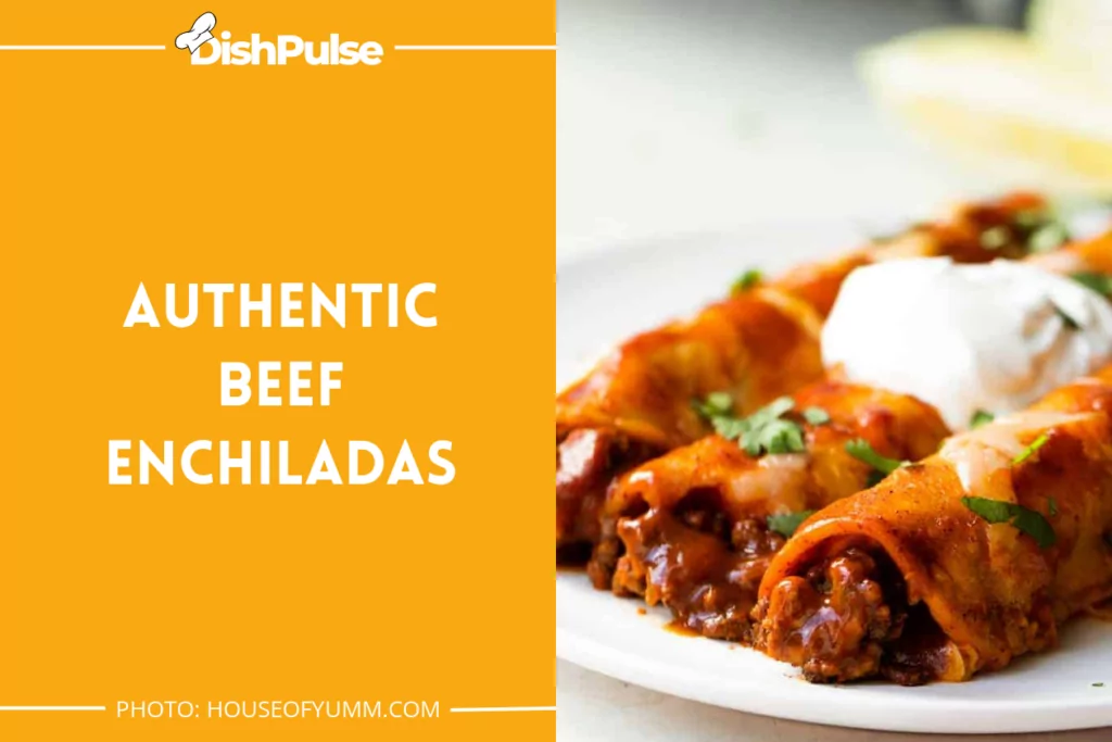 Authentic Beef Enchiladas