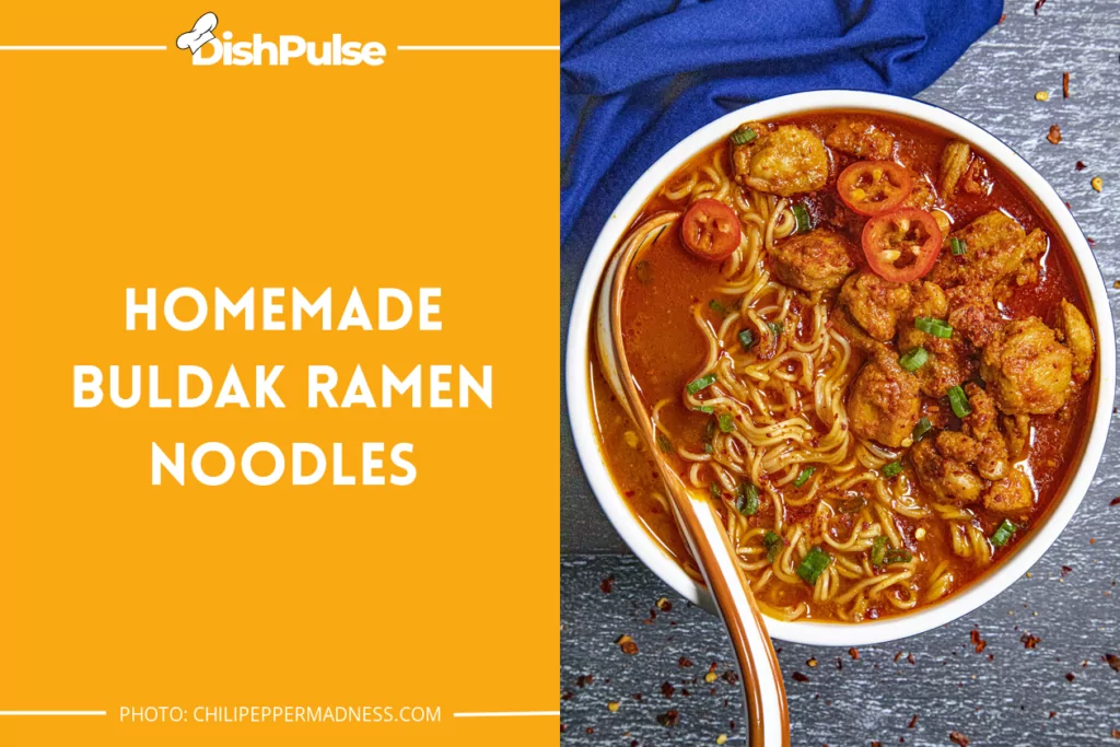 Homemade Buldak Ramen Noodles