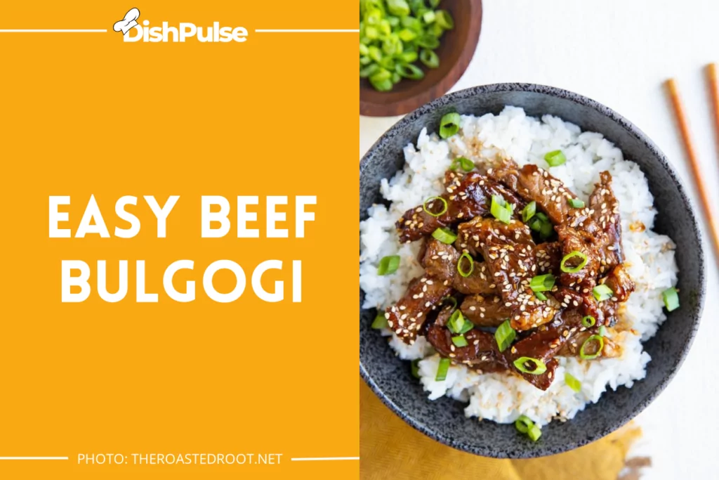 Easy Beef Bulgogi