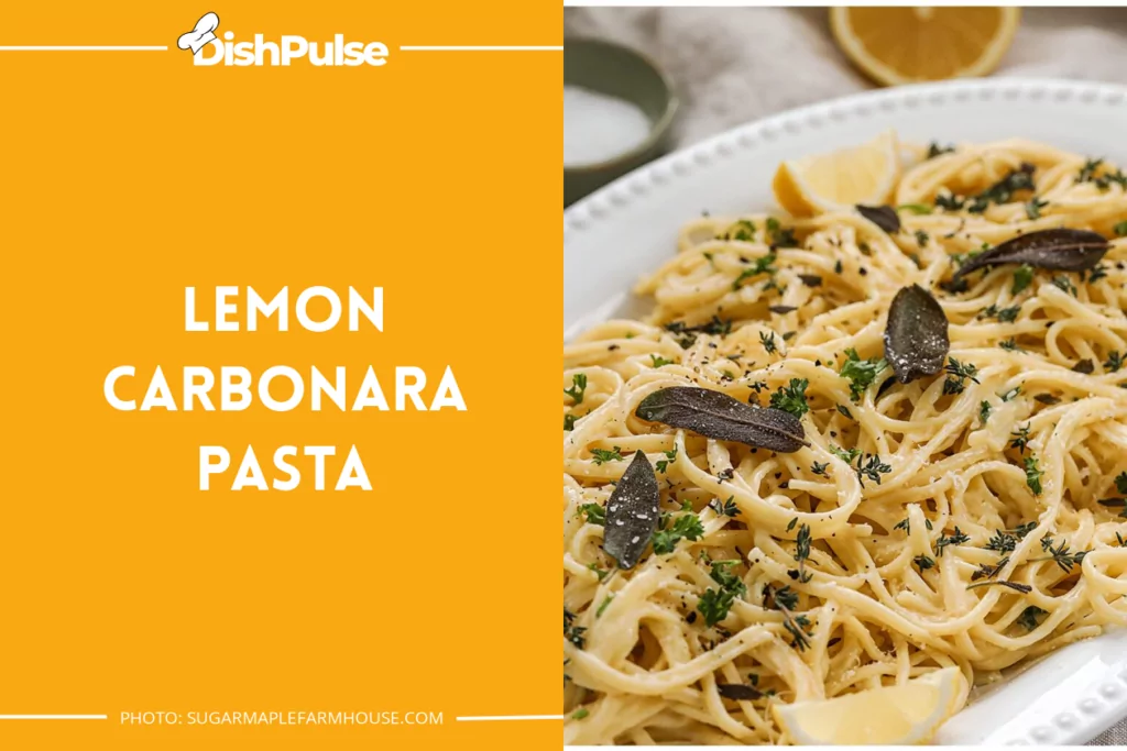 Lemon Carbonara Pasta