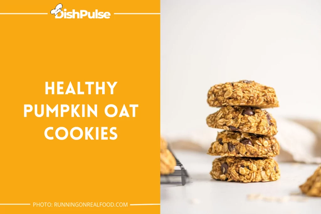 Healthy Pumpkin Oat Cookies