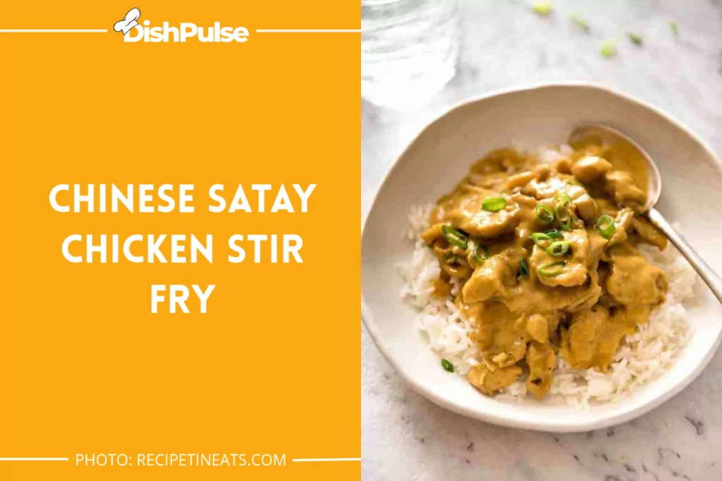 Chinese Satay Chicken Stir Fry