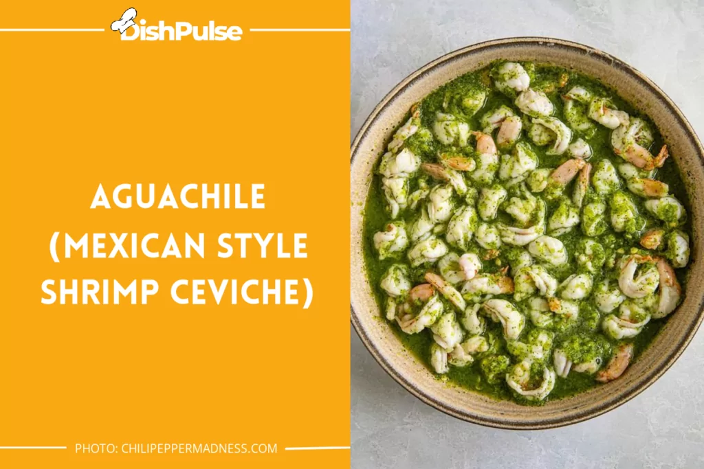 Aguachile (Mexican Style Shrimp Ceviche)