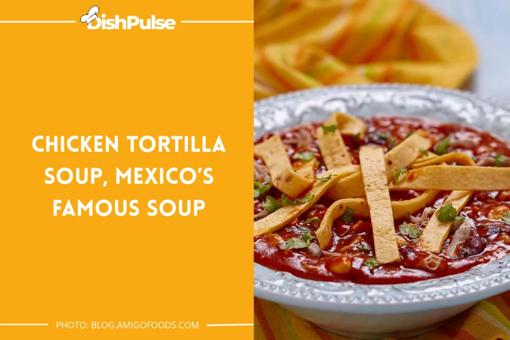 Chicken Tortilla Soup, Mexico’s Famous Soup