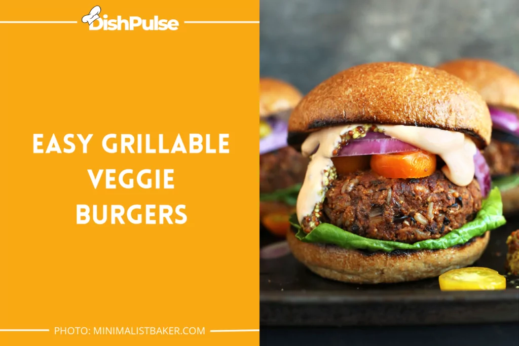 Easy Grillable Veggie Burgers