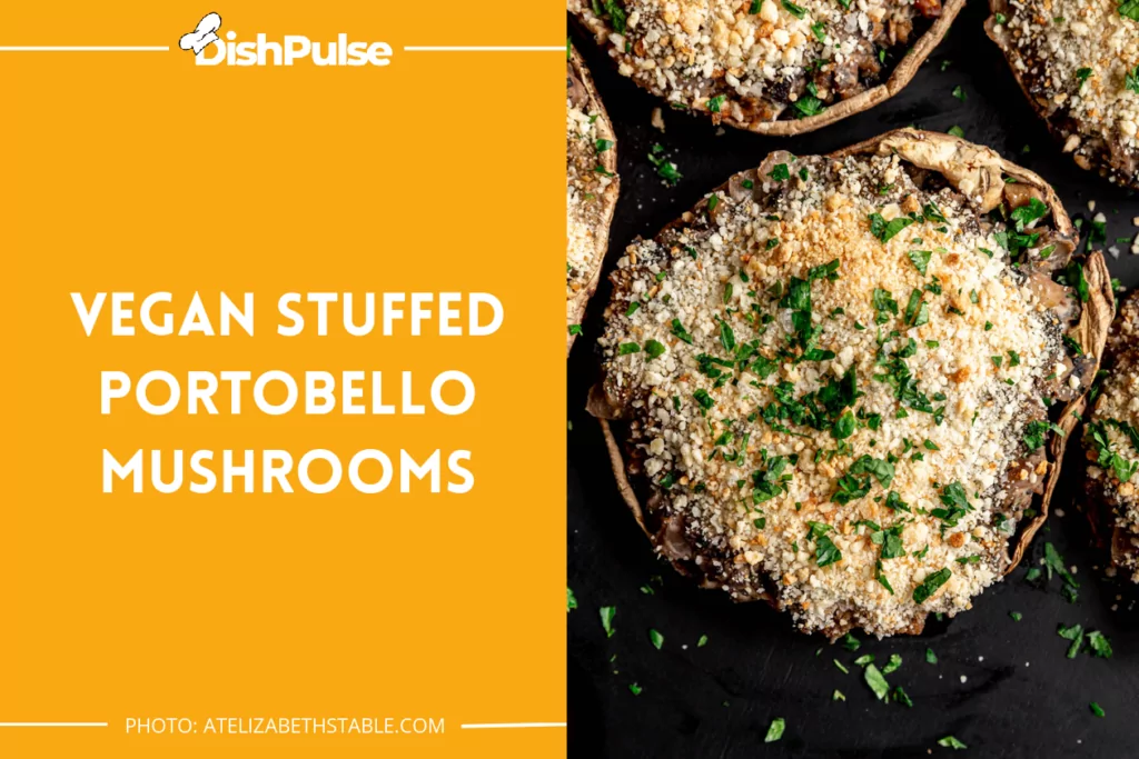 Vegan Stuffed Portobello Mushrooms