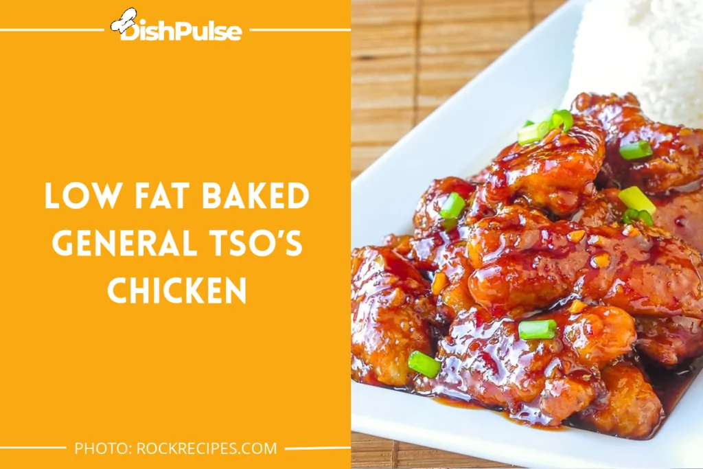 Low Fat Baked General Tso’s Chicken