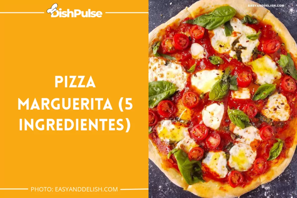 Pizza Marguerita (5 Ingredientes)