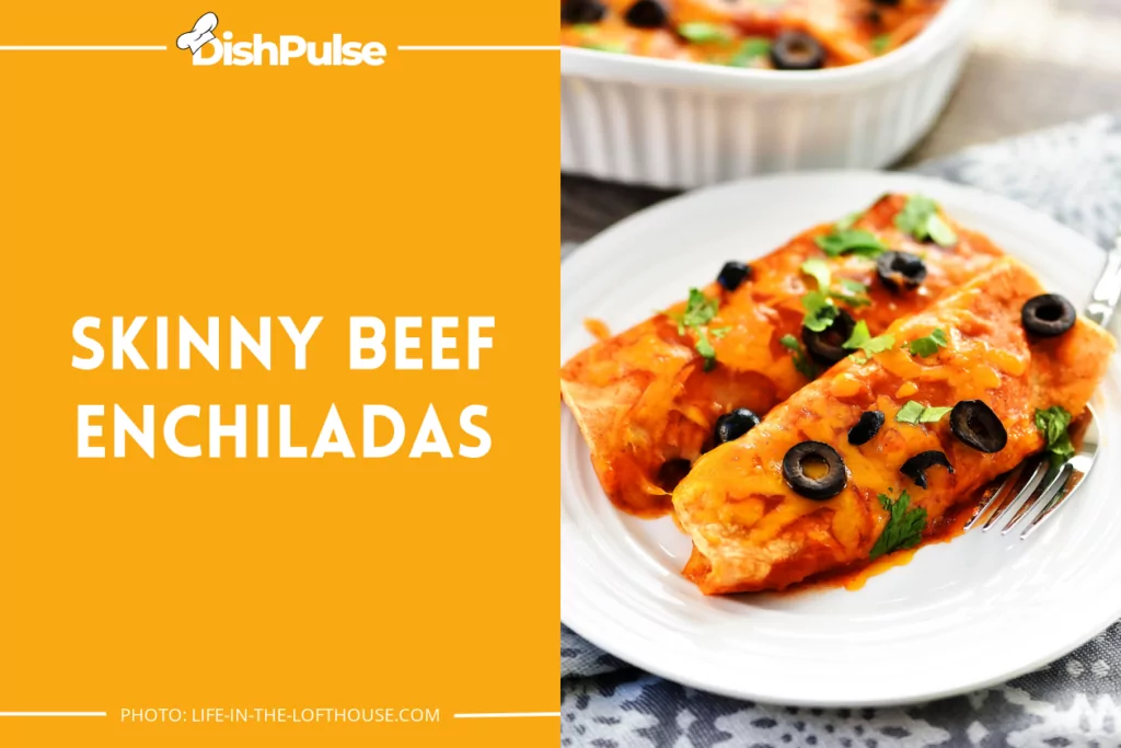 Skinny Beef Enchiladas