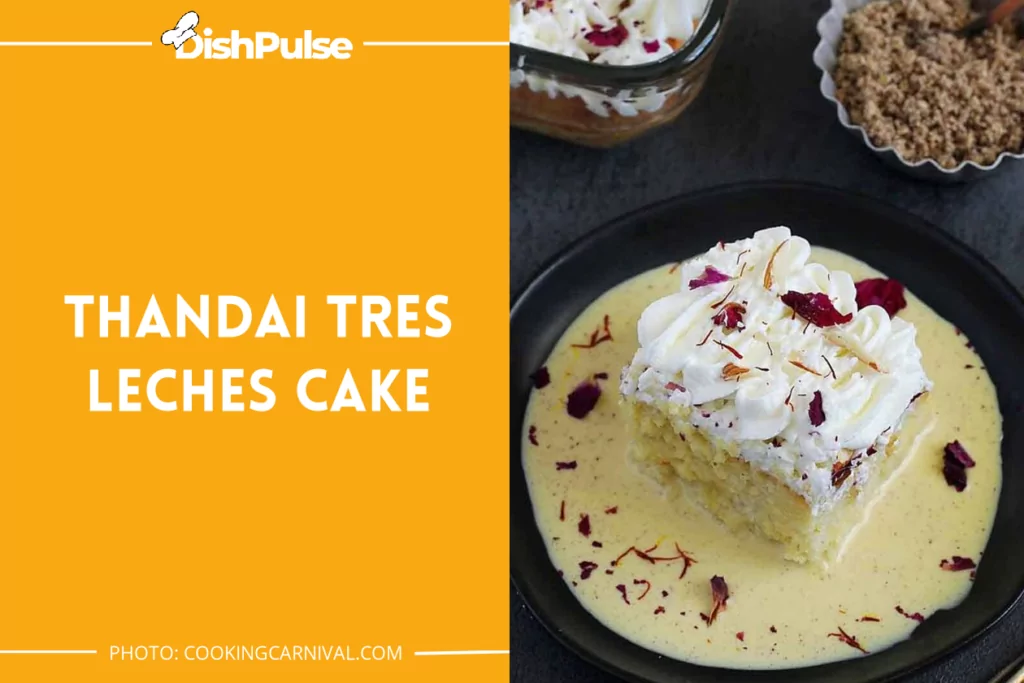 Thandai Tres Leches Cake