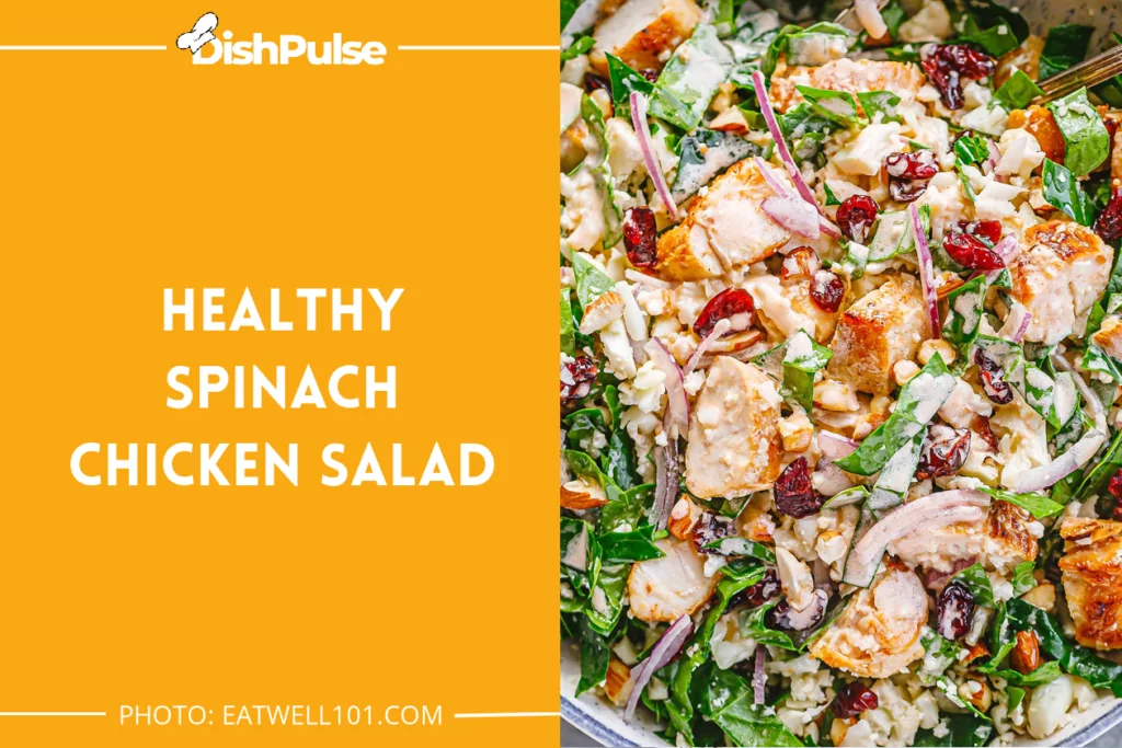 Healthy Spinach Chicken Salad