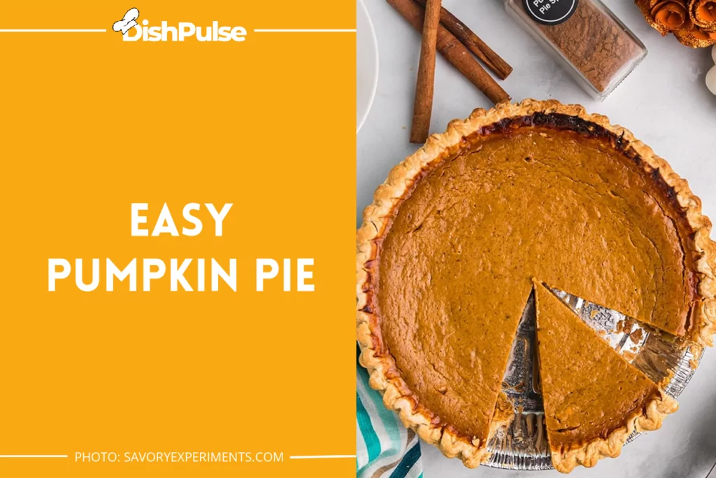 Easy Pumpkin Pie