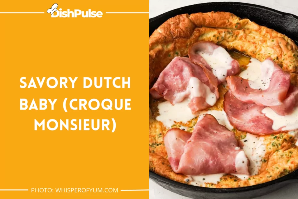 Savory Dutch Baby (Croque Monsieur)