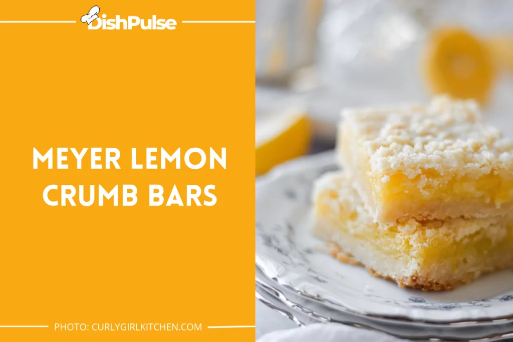 Meyer Lemon Crumb Bars