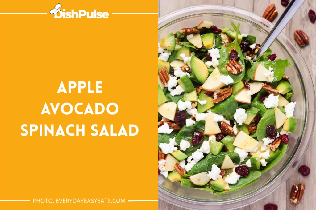 Apple Avocado Spinach Salad