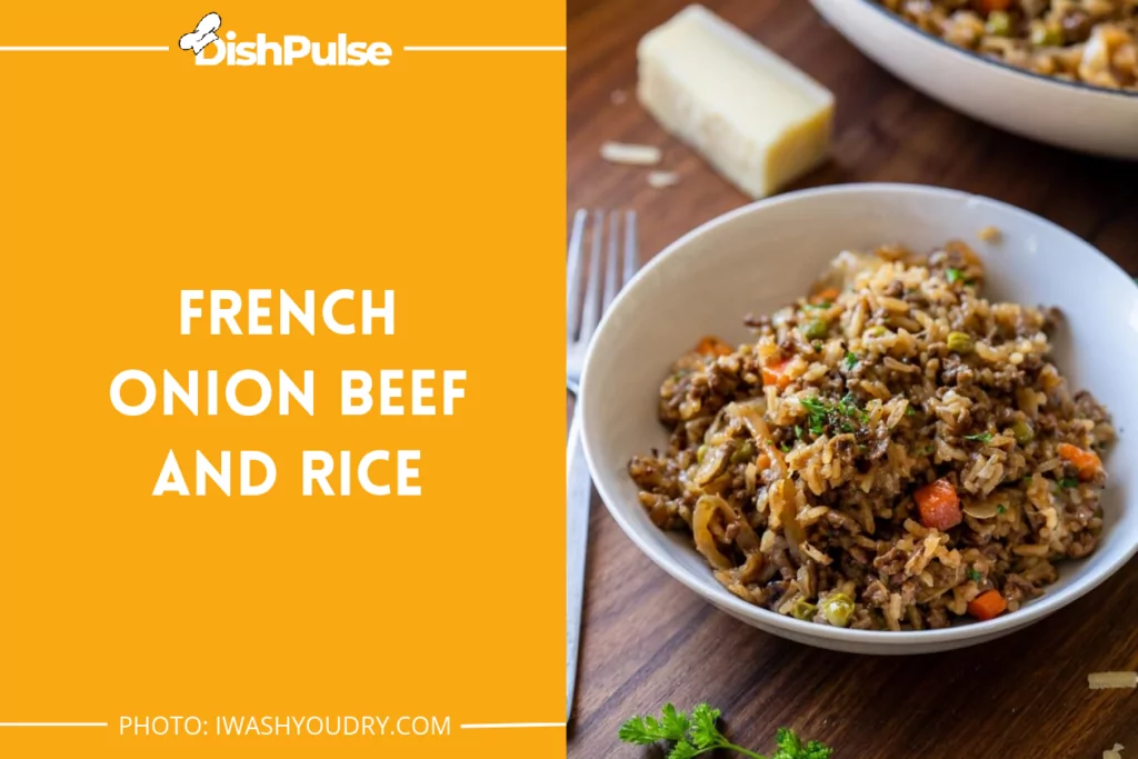 French Onion Beef and Rice