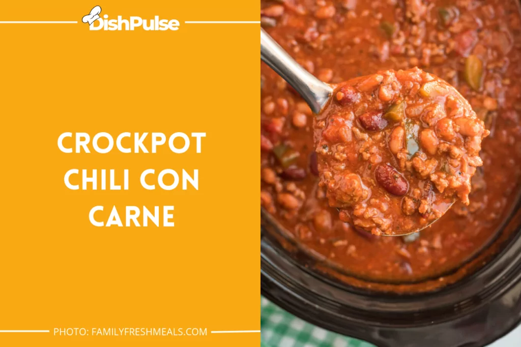 Crockpot Chili Con Carne