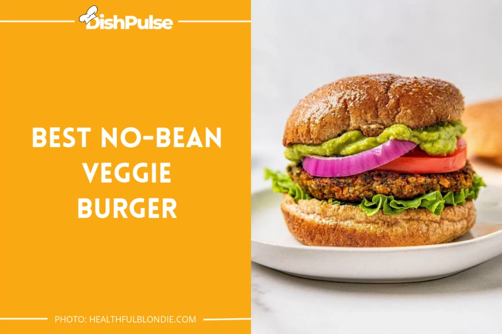 Best No-bean Veggie Burger