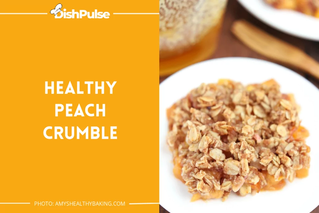 Healthy Peach Crumble