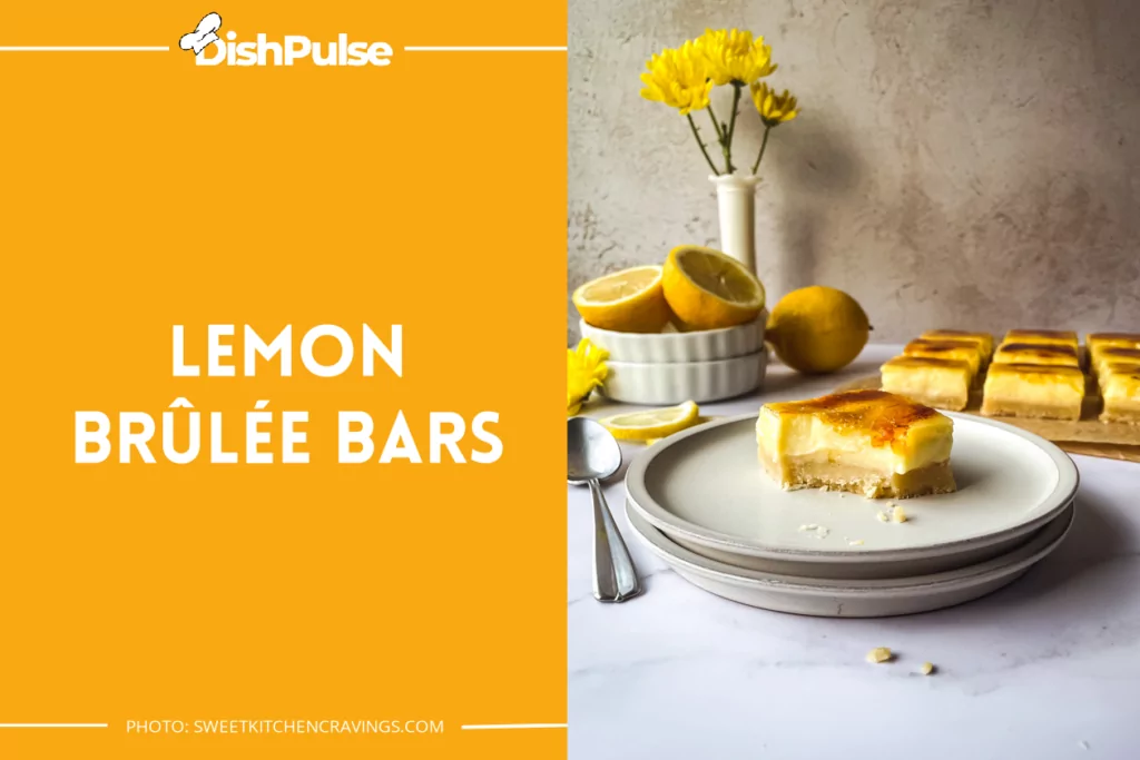 Lemon Brûlée Bars