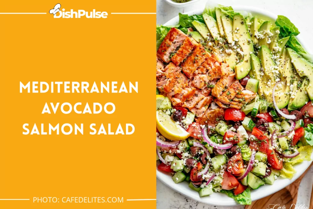 Mediterranean Avocado Salmon Salad