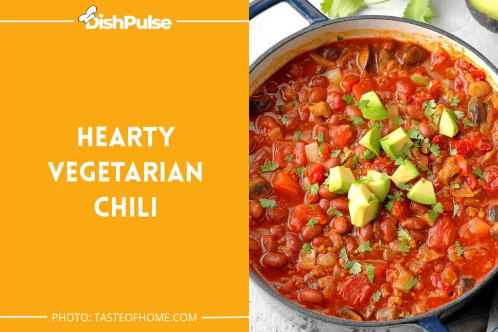Hearty Vegetarian Chili