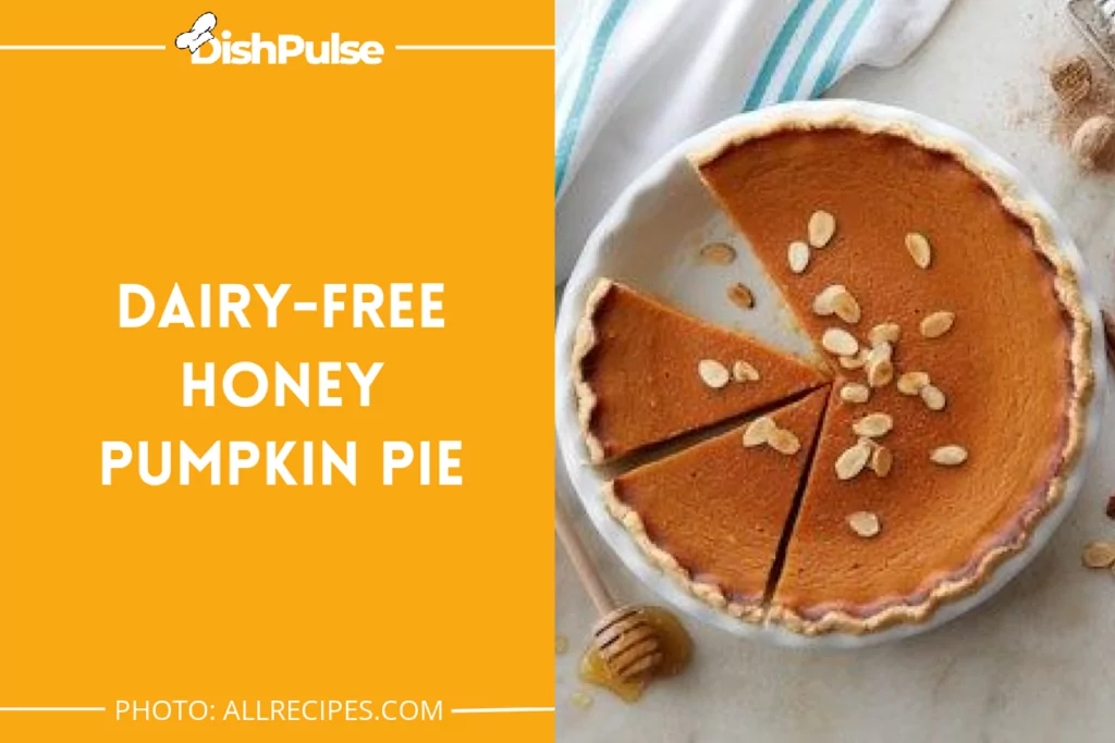 Dairy-Free Honey Pumpkin Pie