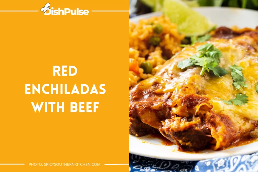 Red Enchiladas with Beef