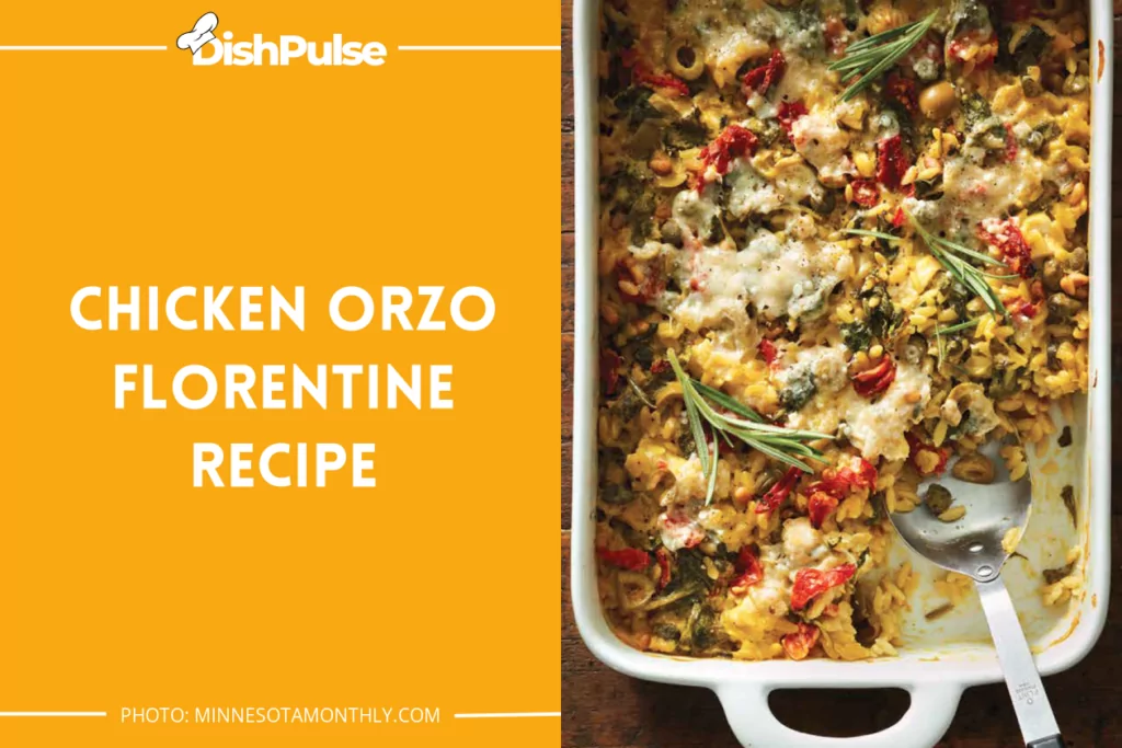 Chicken Orzo Florentine Recipe