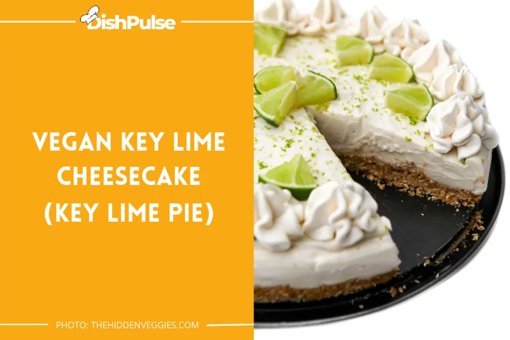 Vegan Key Lime Cheesecake (Key Lime Pie)