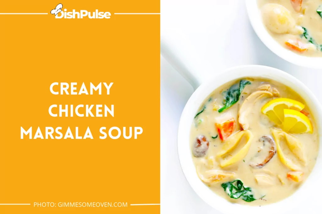 Creamy Chicken Marsala Soup