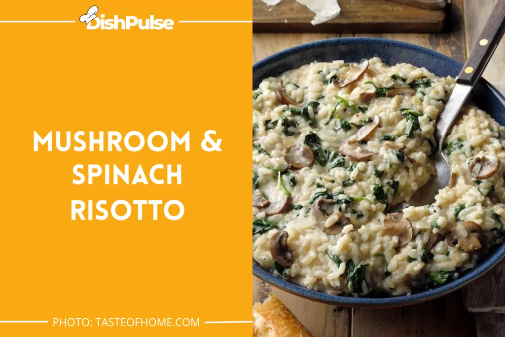 Mushroom & Spinach Risotto