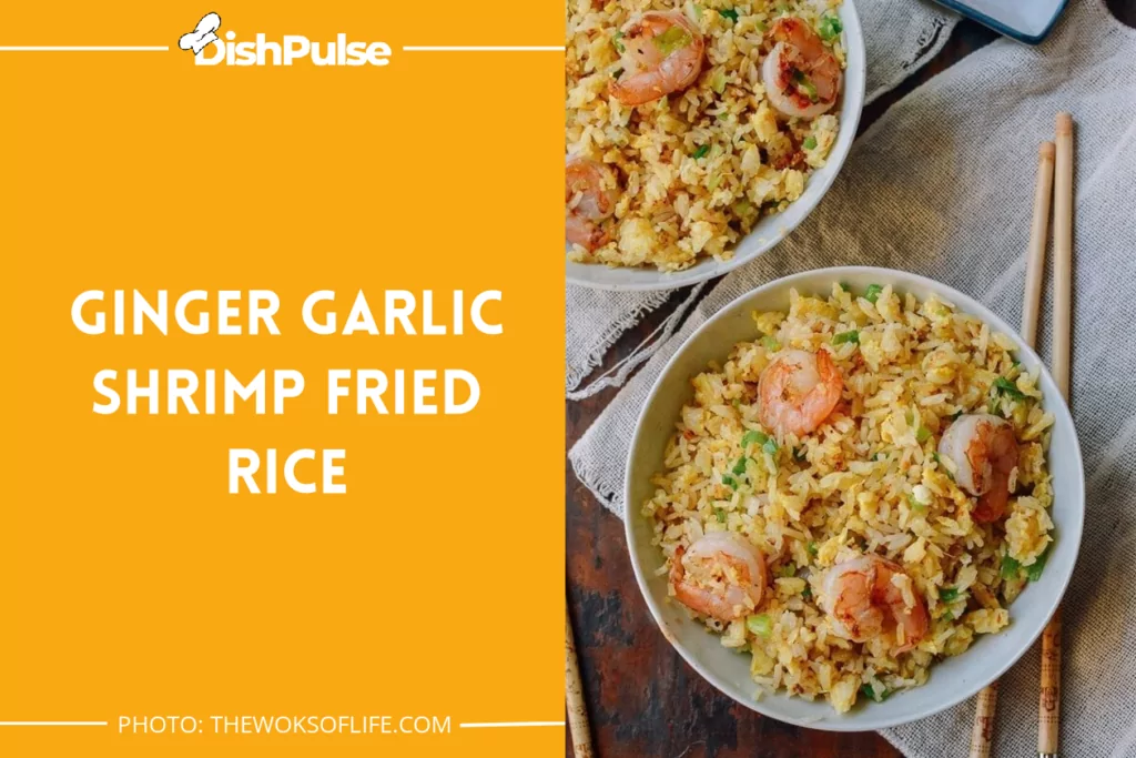 Ginger Garlic Shrimp Fried Rice