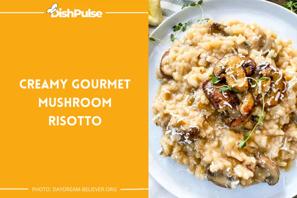 Creamy Gourmet Mushroom Risotto