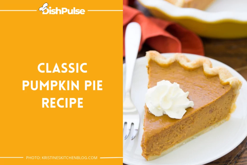Classic Pumpkin Pie Recipe