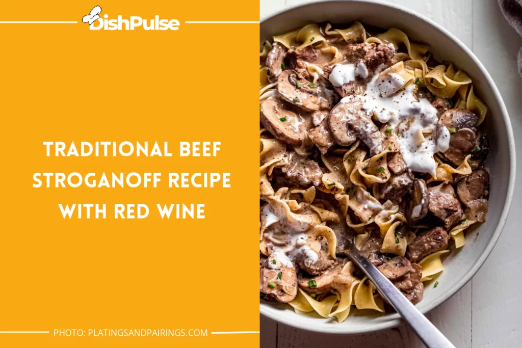 Traditional Beef Stroganoff Recipe with Red Wine