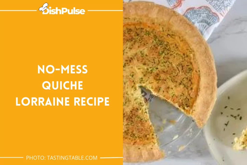 No-Mess Quiche Lorraine Recipe