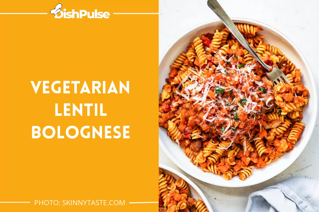 Vegetarian Lentil Bolognese