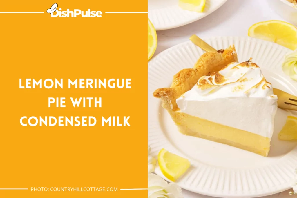 Lemon Meringue Pie with Condensed Milk