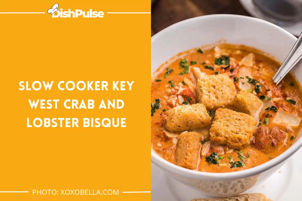 Slow Cooker Key West Crab and Lobster Bisque
