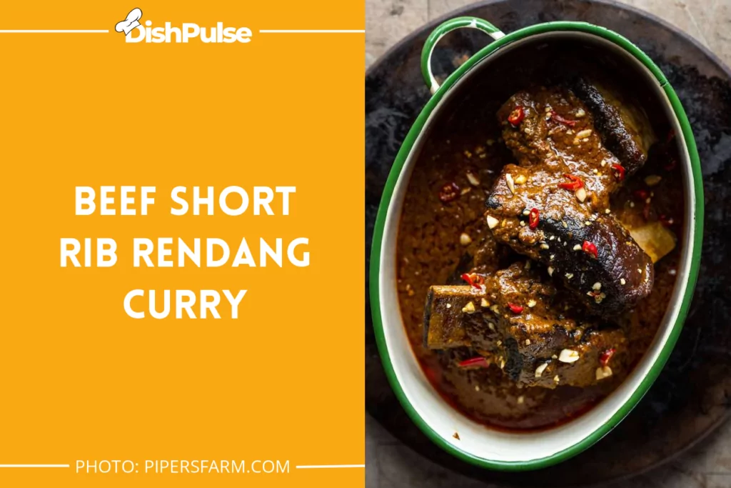 Beef Short Rib Rendang Curry