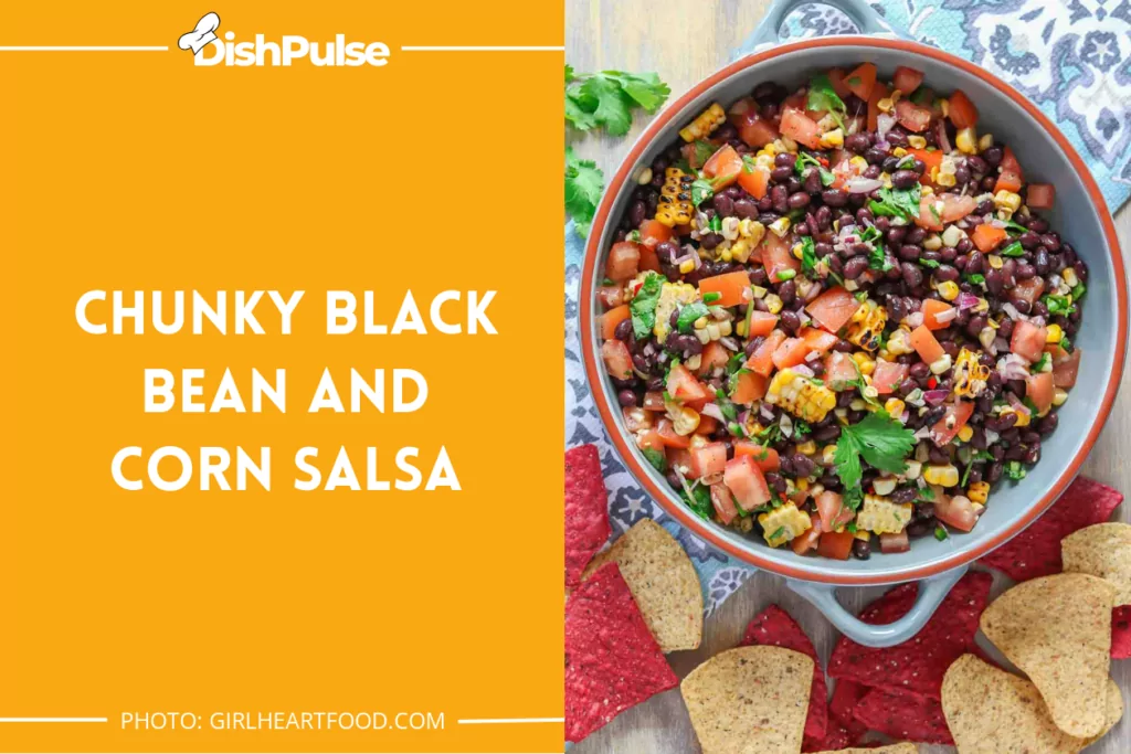 Chunky Black Bean And Corn Salsa