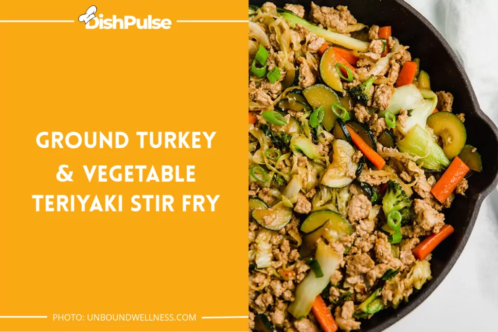 Ground Turkey & Vegetable Teriyaki Stir Fry
