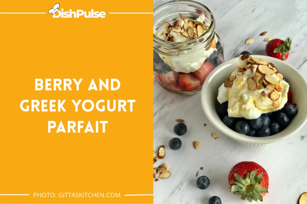 Berry And Greek Yogurt Parfait