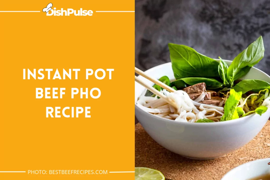 Instant Pot Beef Pho Recipe