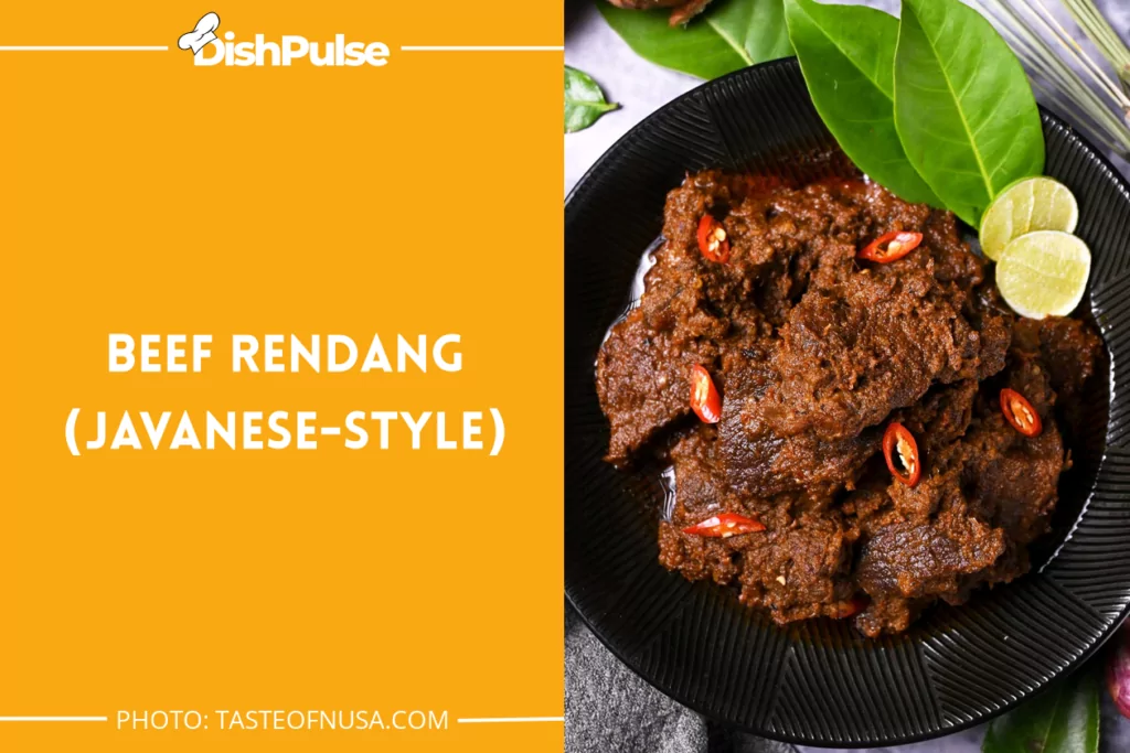 Beef Rendang (Javanese-style)