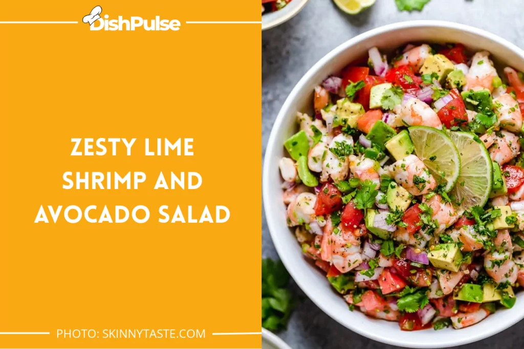 Zesty Lime Shrimp and Avocado Salad