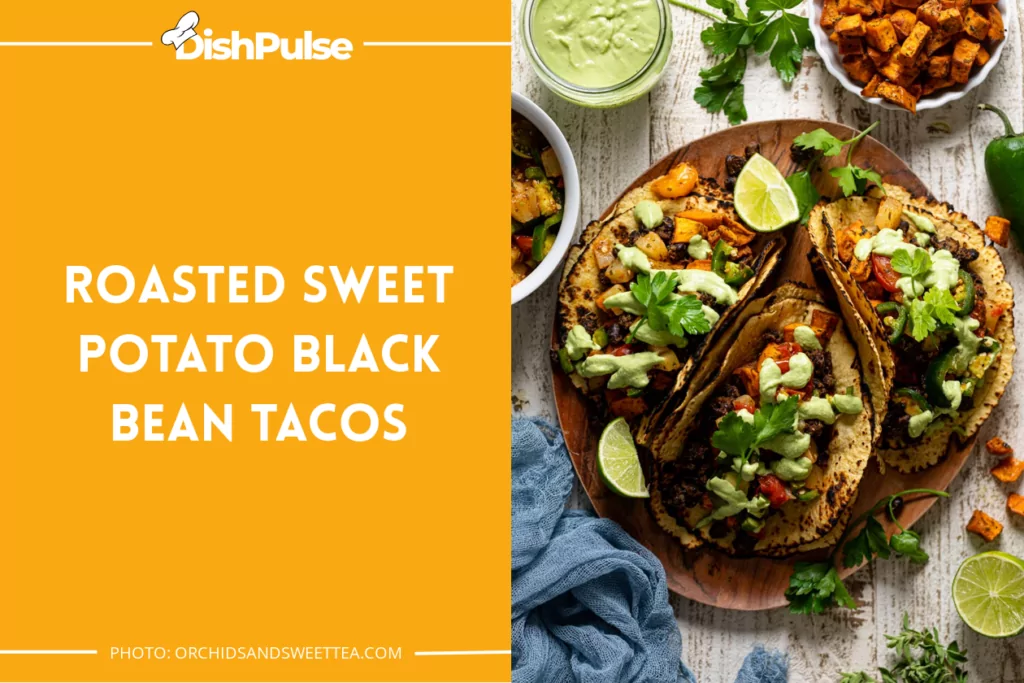 Roasted Sweet Potato Black Bean Tacos