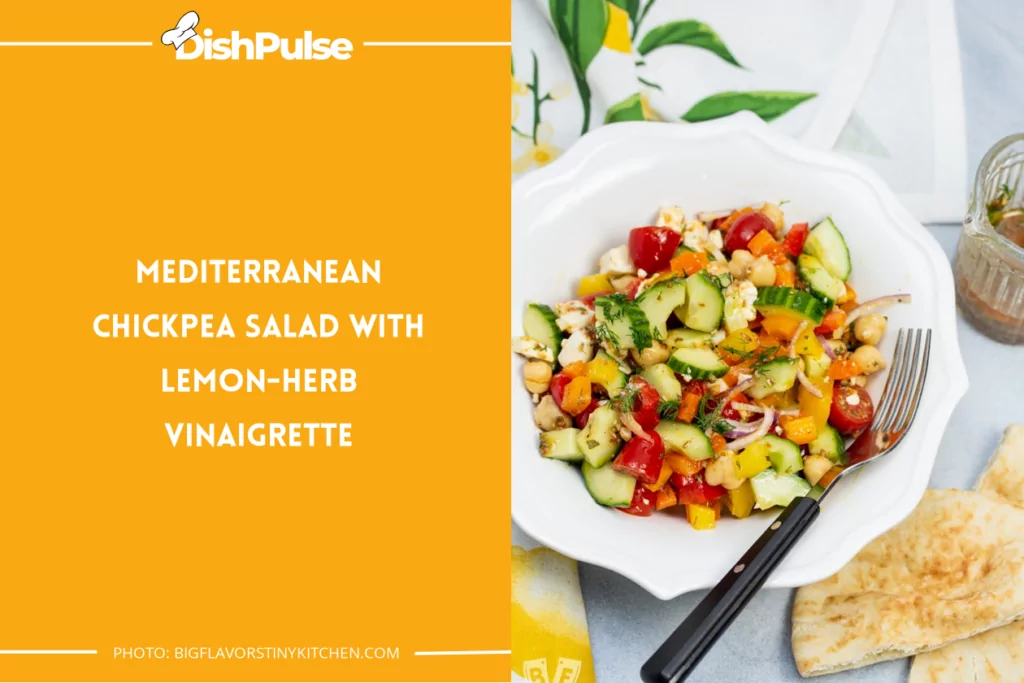 Mediterranean Chickpea Salad with Lemon-Herb Vinaigrette