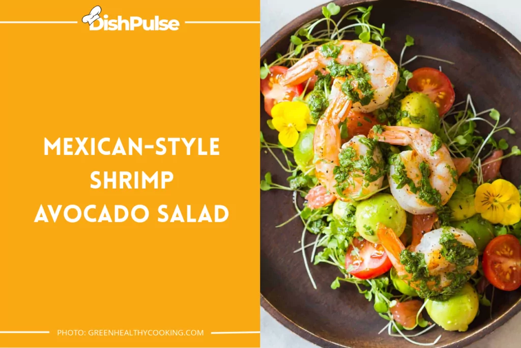 Mexican-Style Shrimp Avocado Salad